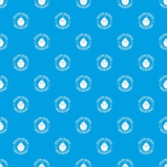 Naklejka na ściany i meble Yellow quince pattern vector seamless blue repeat for any use