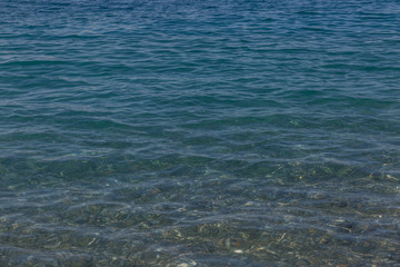 Crystal sea water background