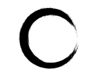 Grunge black brush circle.Grunge oval element.Grunge logo.