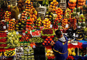 Fruits n a market