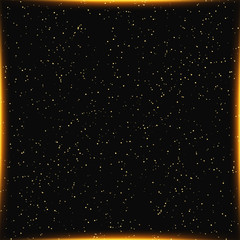 Luxury black and gold background. Design for presentation, concert, show