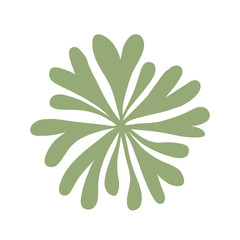 海藻　海松紋（みるもん）ベクター素材