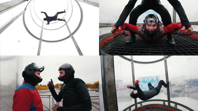 4 in 1 - aerodynamic tube. flying in tube experience