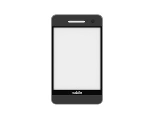 Modern mobile phones with touchscreen