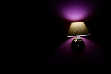 Purple light in the dark  