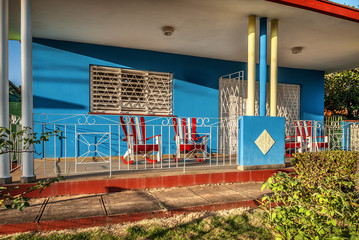 lodging houses of Vinales village,Cuba