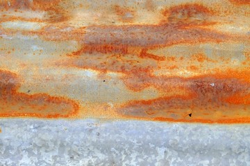 Old rusty zinc for background texture