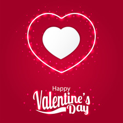 illustration love and valentine's day banner template