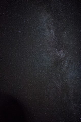 Stars of Milky way on the sky, Slovakia