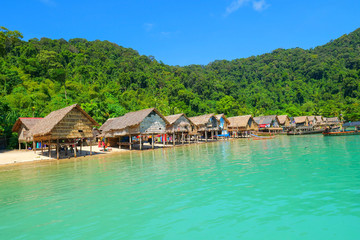 Morgan village, Mu Koh Surin national park, Andaman sea, Phang Nga, Travel in Thailand