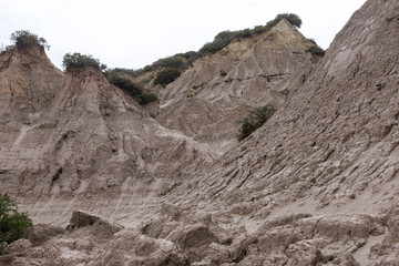 Geological site of  Komolithi in Crete Greece.