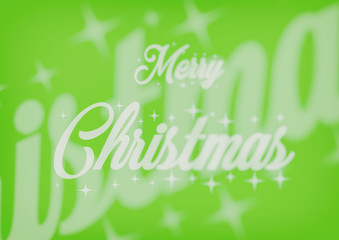 Merry Christmas, green  background, white letters, backgrounds, textures, double exposure