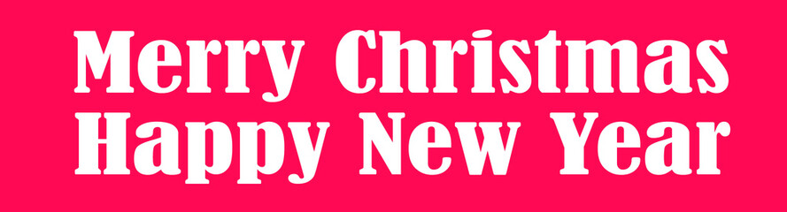 Merry christmas and happy new year festive greeting card.