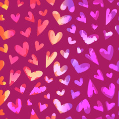 Seamless pattern with heart for the Happy Valentine's Day. For holidays greeting cards,banners,wallpapers and craft paper.Vector illustration