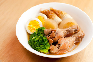 鶏肉と大根の煮物