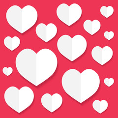 Happy Valentine's Day background- vector illustration