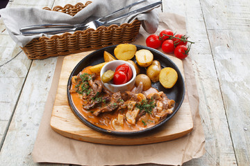 beef and mushroom stew