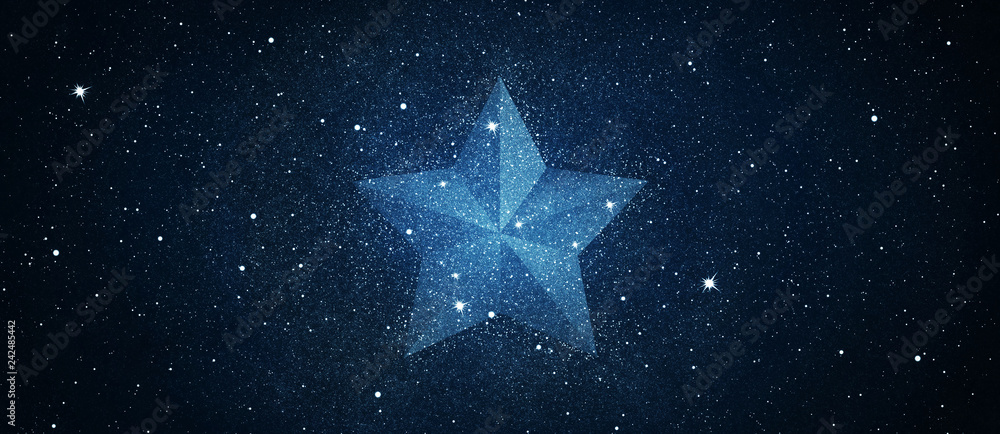 Wall mural star