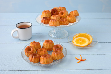 Orangen-Mini-Gugelhupfe	