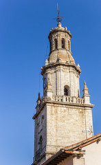 Fototapeta na wymiar Tower of the Puerta del Mercado city gate in Toro, Spain