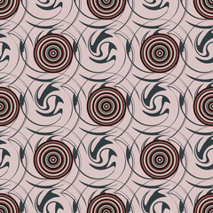 Abstract seamless geometric pattern