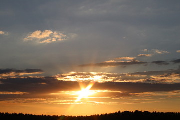 Obraz premium Abendrot