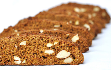Almond Molasses Biscotti