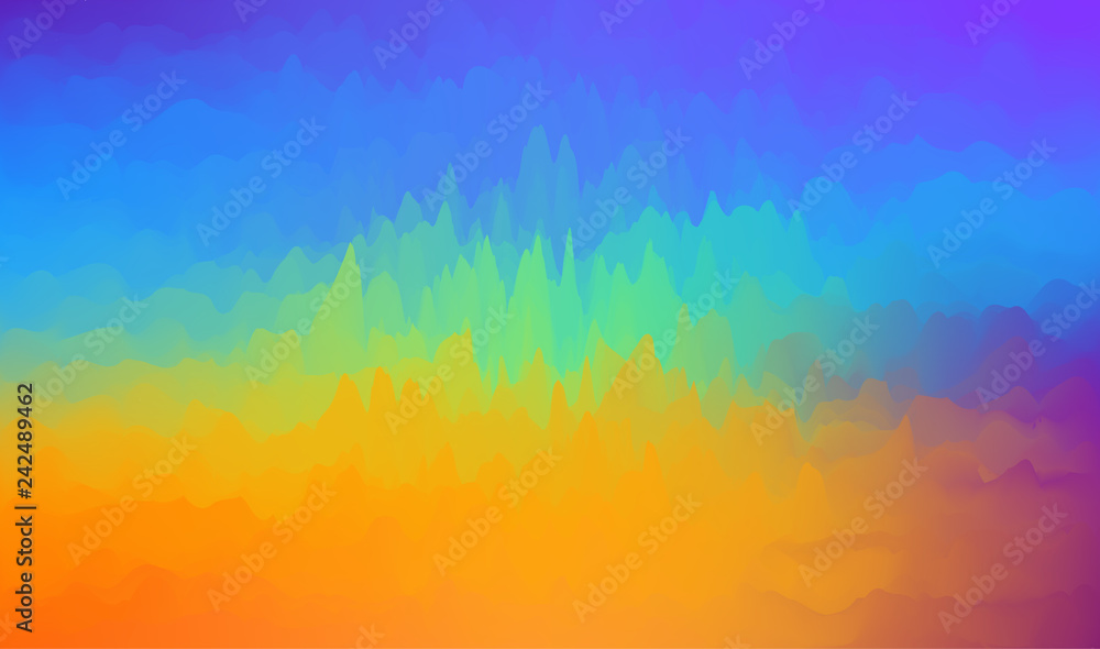 Poster vivid color abstract background dynamic texture graphics. colorful wave background watercolor abstra