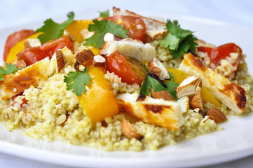 Halloumi Bulgur Salad