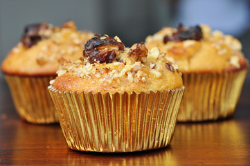 Date Nut Lemon Muffins