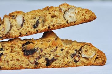 Hazelnut Cherry Biscotti
