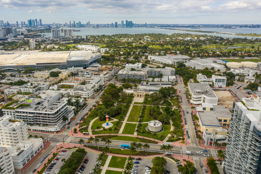 Aerial Miami Collins Park