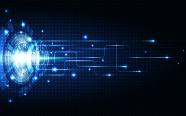 Blue Abstract Technology Background