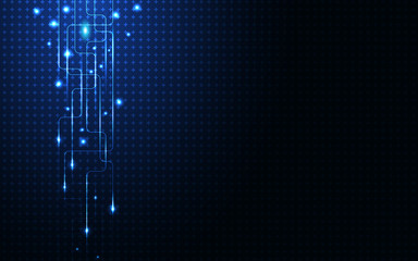 Blue Abstract Technology Background