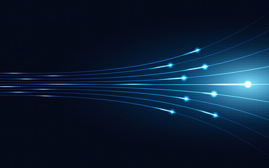Blue Abstract Technology Background