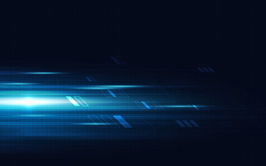Blue Abstract Technology Background