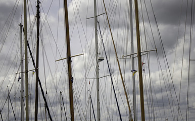 Fototapeta premium Boats in the sea