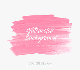 Brush stroke painted background vector. Perfect design for headline, logo and sale banner. 