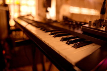 Close Up Piano Keys