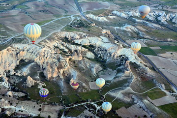 Lot balonem nad Turcją - obrazy, fototapety, plakaty