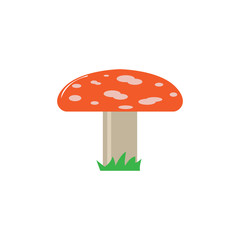 Isolated videogame mushroom icon. Vector illustration design