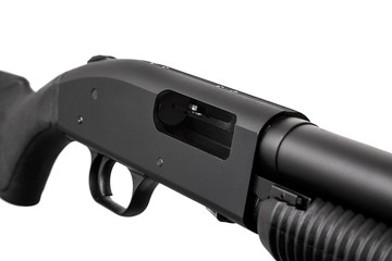 Shotgun isolated on white