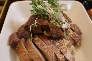 Japanese pork food