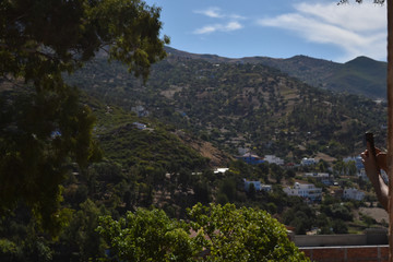 Taking photos with the mobile phone during holidays