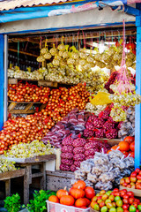 Traditional food market grocery