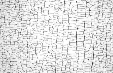 White wooden background with crackling effect High resolution Copy space Top view