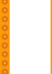 Orange Border Title Page