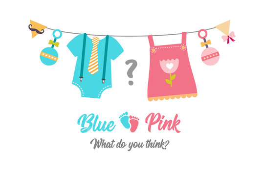 Gender reveal party,  baby shower, boy or girl