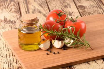 Ingredients for the salad