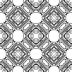 Abstract seamless retro art deco vintage ornamental background